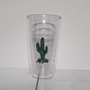 Tervis Clear Tumbler with Green Cactus